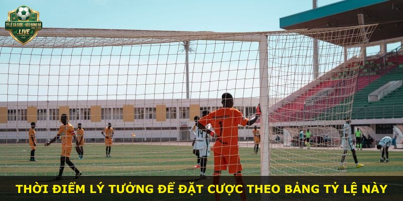 Thời điểm lý tưởng để đặt cược theo bảng tỷ lệ này