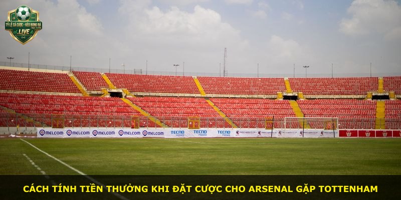 Cách tính tiền thưởng khi đặt cược cho Arsenal gặp Tottenham