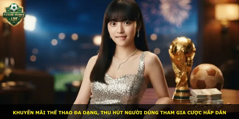 Khuyến mãi thể thao đa dạng, thu hút người dùng tham gia cược hấp dẫn