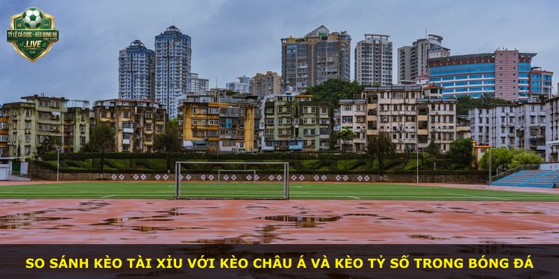 So sánh kèo tài xỉu với kèo châu Á và kèo tỷ số trong bóng đá