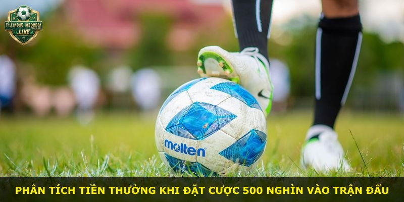 Phân tích tiền thưởng khi đặt cược 500 nghìn vào trận đấu