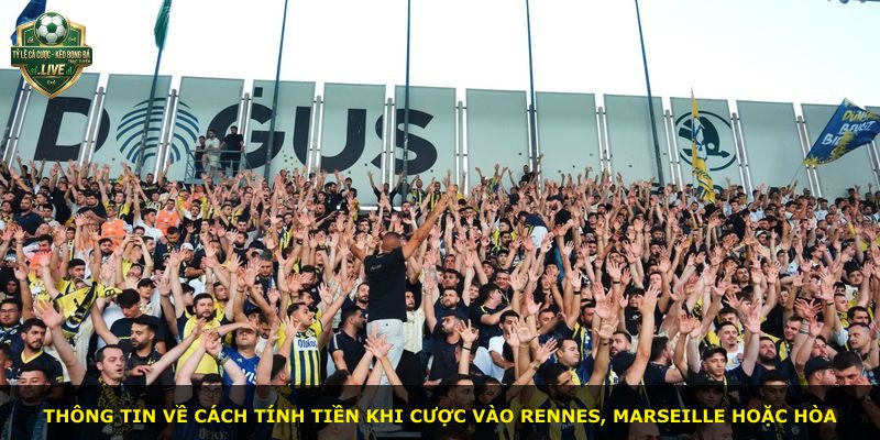 Thông tin về cách tính tiền khi cược vào Rennes, Marseille hoặc hòa