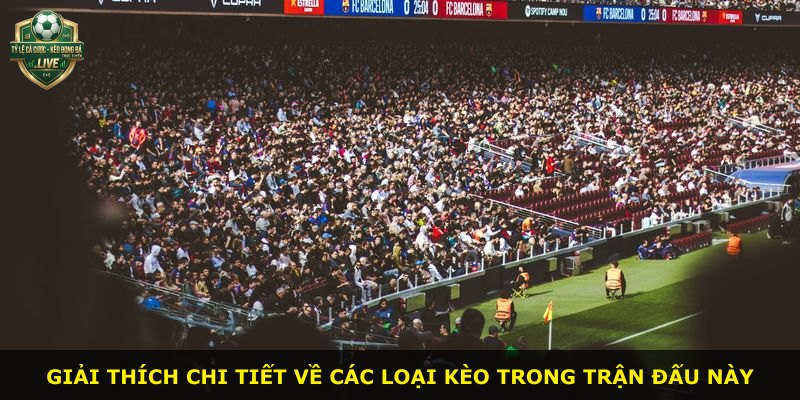 Giải thích chi tiết về các loại kèo trong trận đấu này